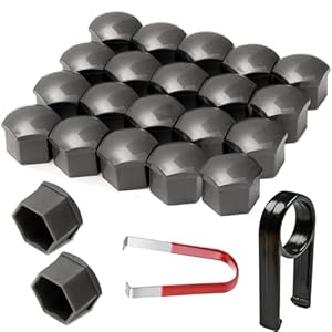 Gebildet 22 szt. Szare Nakładki na Nakrętki