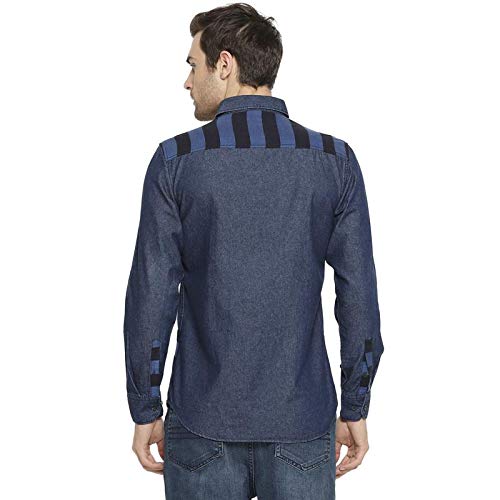 Image of CAHOOT Men Shoulder Patch Casual Shirt