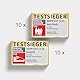 60x Malle Sticker Testsieger Set in Top-Qualität mit UV-Beschichtung | 6 Motive x 10 Sticker | 2025 Edition | TESTSIEGER Stickerset Malle Aufkleber Saufen Party Stiftung Malle Test Festival JGA Feier