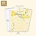 Sparkle and Bash Baby Shower Invitations with Envelopes, Mommy to Bee (50 Pack)