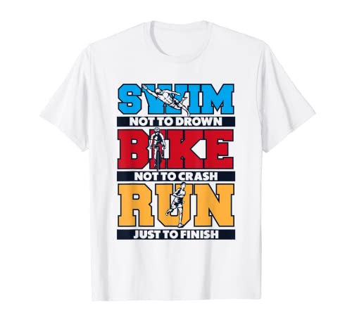 Swim Bike Run Triathlon Bike Triathlon Maglietta