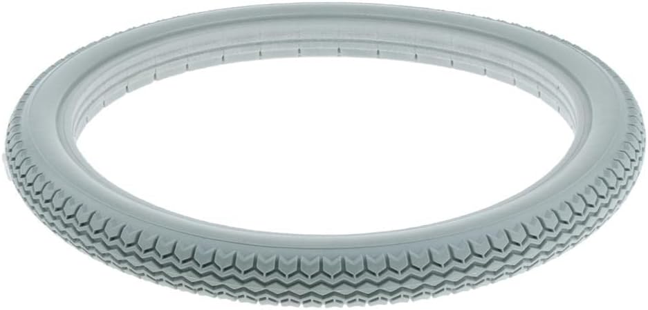 LoveinDIY Heavy Duty Universal Solid Wheelchair Street Tire 16/20/22/24x1 3/8 inch - 22 inch