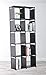 eHomeProducts Black Storage Cube Closet Organizer Shelf 10-cube Cabinet Bookcase by
