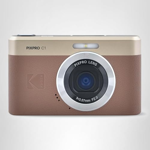 Miniatura 9 de Kodak Pixpro C1 - Cámara Digital Ultracompacta 13mp Bsi Cmos, Zoom 4x, Pantalla Lcd De 2.8 Pulgadas, Flash Led - Marron