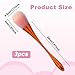 Matwsec 3 Pcs Nail Dust Brushes, Acrylic Nail Cleaning Brush, Soft Manicure Brushes, Nail Duster Brush, Large Makeup Brushes for Women Girls Gifts (Rose Gold, Gold, Silver)