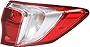 Evan-Fischer Tail Light Assembly Compatible with 2016-2018 Acura RDX Outer Passenger Side