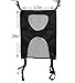 Lifepul Pet Barrier Net Dogs Backseat Barrier Mesh Obstacle Dog Car Fence Mesh, to Keep Your Pets and Drivers Safety inTravel, One Size Fit Most & Easy to Install for Car,SUV,Truck,