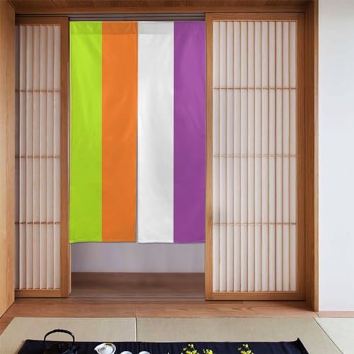 Nonbinary Pride Door Curtain