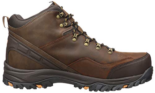 Skechers Men's Relment-Traven Waterproof Hiker Hiking Boot, Dark Brown 1, 10.5 Extra Wide Us #TOP5