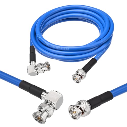 Câble vidéo SDI RG6 ultra faible perte Yuslao BNC coudé 75 Ohm