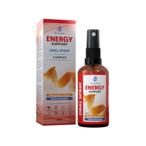 NutraVal Energie Spray Schnelle Aufnahme ohne Tabletten mit Cordyceps Schisandra Rhodiola und Ginseng Gegen Müdigkeit und für mehr Energie Vegan 30 ml