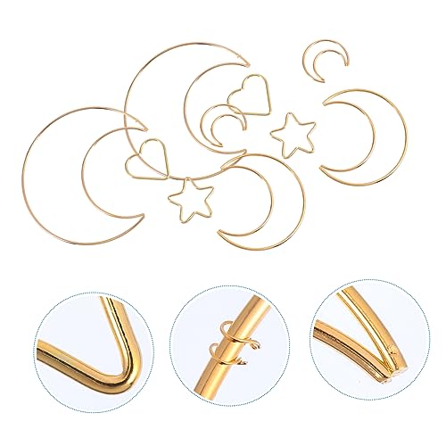 Anillo de macramé de metal resistente para tejer atrapasueños sin deformaciones 8
