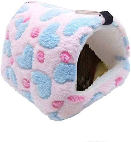 Hamster Hammock for Cage, Plush Hanging Bed for Small Animals, Guinea Pig Bedding Nest hideout for Chinchilla Squirrel Rat Hedgehog…