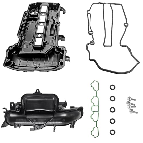 PartsFlow Intake Manifold and Valve Cover Kit Compatible with Chevy Cruze Sonic Trax Buick Encore Cadillac ELR 1.4L