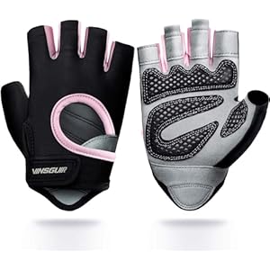 VINSGUIR Exercise Gloves for Males and G...