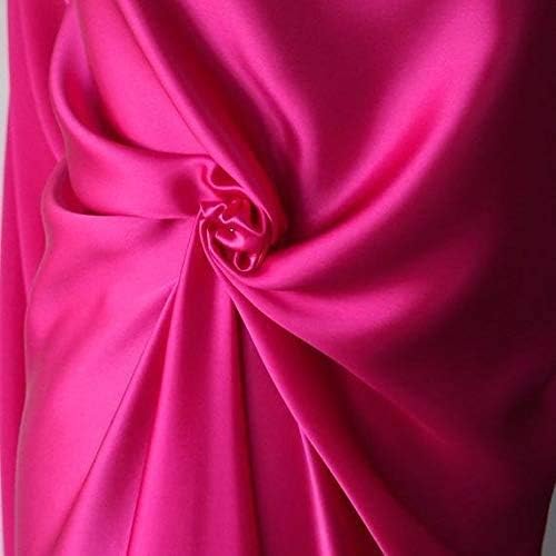 Textile Station Polyester/Poly Silk Silky Satin Fabric, Dressmaking, Wedding, Prom - Dress Craft Fabric Material 58" - 150 cm Wide Sold As 1 Meter Pre - Cut Lengths (Black, 1 Meter (PRE Cut))