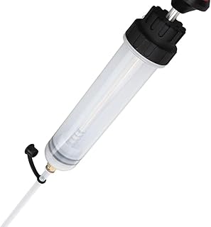 Automotive Fluid Extractor Pump, 500 cc Oil Extractor Pump with Hose, Sealed Upgraded Oil Change Pump, Lightweight Oil Suction Pump for Changing Transmission, Power Steering, and Brake Fluid