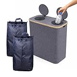 Pratique : panier bouteilles 2 compartiments pour transport rapide – sacs amovibles avec poignées