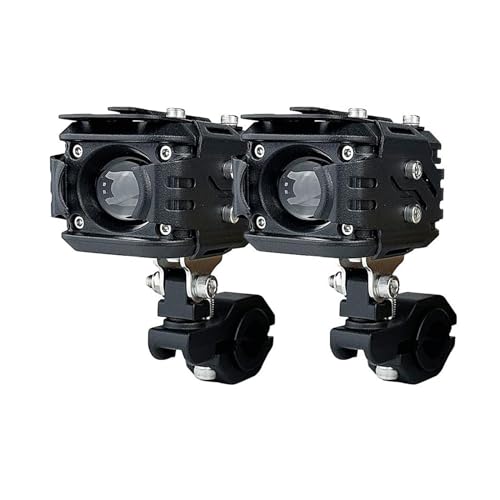Moto antibrouillard lumière XENITE 100W et phare auxiliaire double couleur avec interrupteur