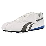  Reebok EXSPORTER, Herren Stiefel Weiß White/Grey/Blue/Black/Silver 45.5 (12 UK)