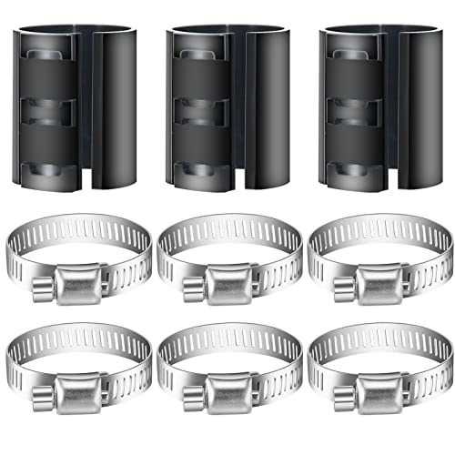 Lot de 9 Butées en Acier Inoxydable pour Chaise de Bureau - Fixation Anti-Affaissement avec Colliers de Serrage - Alternative au Vérin à Gaz