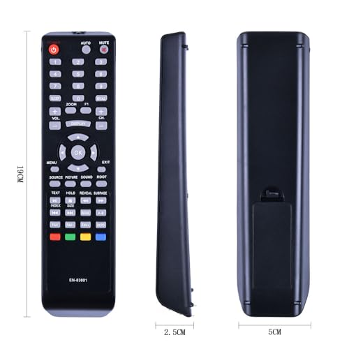 Image of K2 Remotes Compatible for VU LCD LED TV - Replacement IR Remote Controller | Match with Your Old Remote Before Purchase