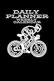  DAILY PLANNER WEEKLY CALENDAR: Racing Cyclist Organizer UNDATED - 128 Pages 52 Weeks Monday to Sunday - Vintage Bicycle Notebook Journal Cycling - Racing Bike To-Do List for Biker & Racing Cyclist