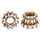 XOUX AX-B BMX Axle Nuts 10MM, Gold