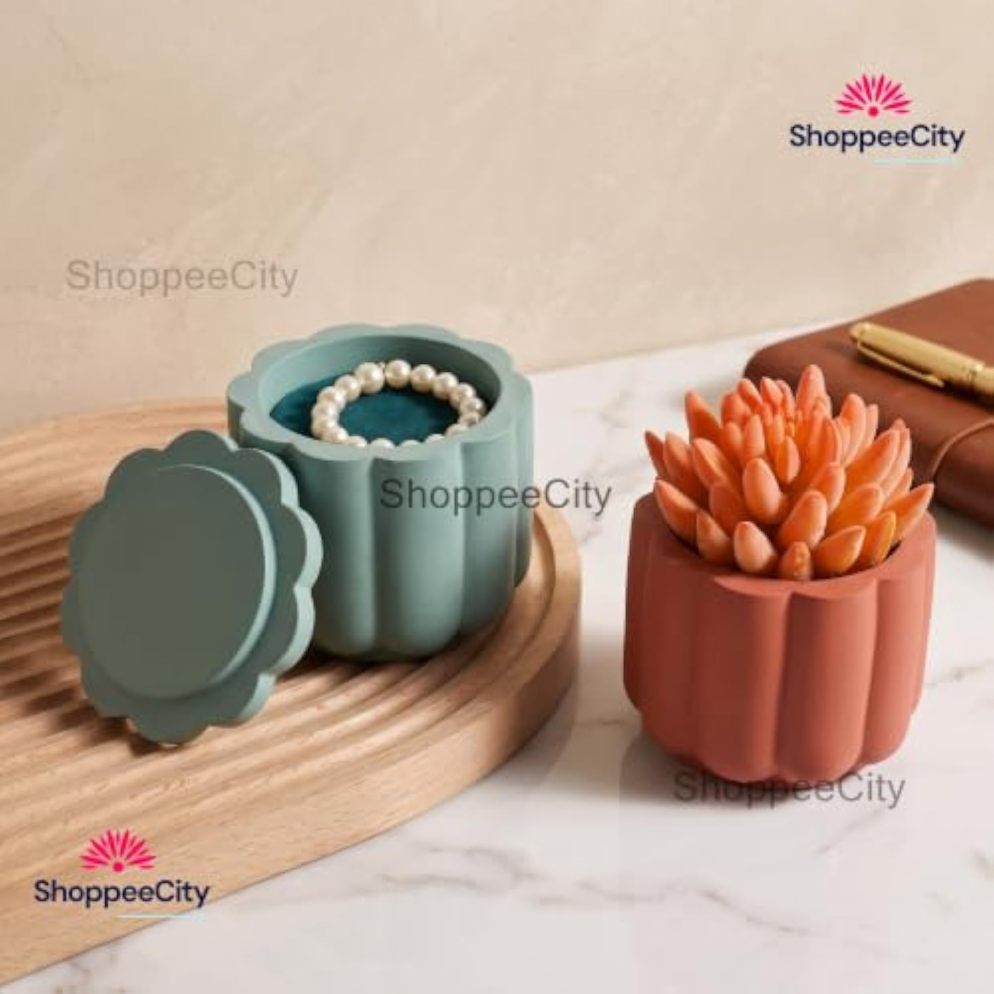 Silicone Mould for Candle Container & Jar with Lid