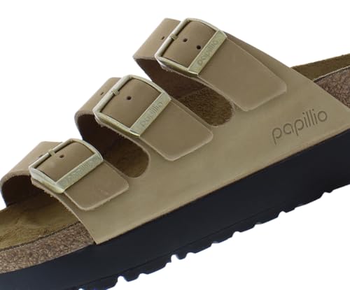 Birkenstock Birkenstock Women's Florida Platform Flex Sandals, Sandcastle, Tan, 8-8.5 Narrow US