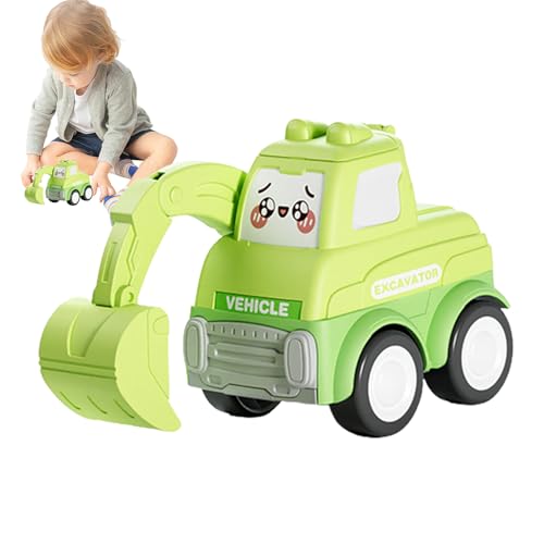 Generisch Juguete de coche de retorno | Juguete educativo con accionamiento inercial - Pequeños vehículos grúas - Para niñas guarderías preescolares cumpleaños fiesta regalo