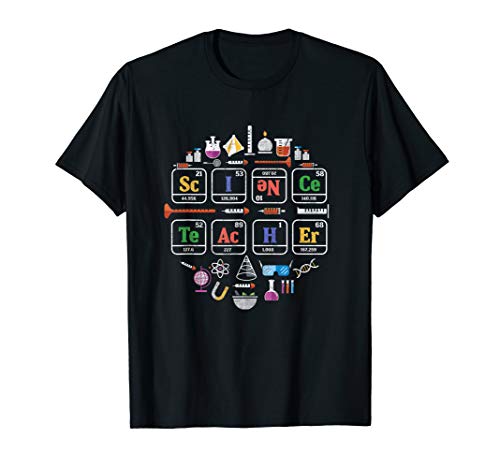 Science Teacher Periodic Table Chemistry Elements Xmas Gift T-Shirt