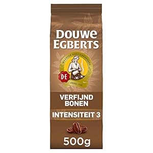 Douwe Egberts Koffiebonen Verfijnd (2 Kilogram, Intensiteit 03/09, Light Roast Koffie, 100% Arabica Koffie), 4 x 500…