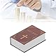 HAOX Buchsafe mit Zahlenschloss, Diversion Book Safe Aufbewahrungsbox, für Schmuck, Geld und Bargeld, Ausgehöhltes Buch mit Verstecktem Geheimfach（Rot）