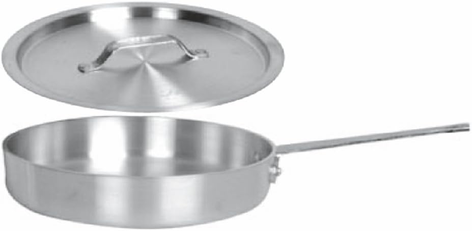 SAUTE PAN W/LID 18/8 STAINLESS STEEL MULTIPLE SIZES 3 qt TO 7 qt PROFESSIONAL COOKWARE (3 QT)