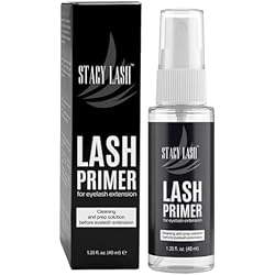 STACY LASH Eyelash Extension Primer (1.35fl.oz/40ml) /Protein Oil Remover/Increase Adhesive Bonding Power Retention/Pretreatment for Individual Semi Permanent Extensions Glue Supplies