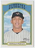 2021 Topps Heritage Minors #178 Oswald Peraza Somerset Patriots MiLB Baseball Trading Card