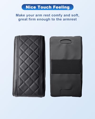 Image of CDEFG for 2024 2025 2026 Hyundai Santa Fe Armrest Cover Center Console Cover for 2024 2025 2026 Hyundai Santa Fe MX5 Accessories Middle Console Pad(Require Armrest Lid Removal)
