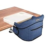 Hook On High Chair, Jozzve Clip on High Chair with Removable Dining Tray for Babies and Toddlers, Fo