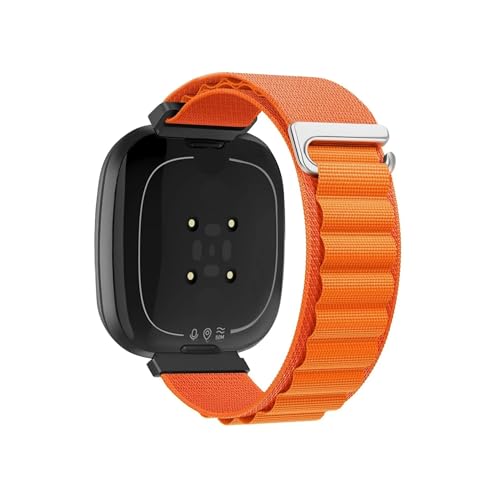 iCO\XgohɓKFitbit Versa 4/3 Sense 2/1p(Orange,For Fitbit Versa 3)