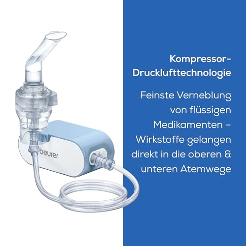 Beurer IH 60 Inhalator – Tragbares Inhalationsgerät für Atemwegserkrankungen