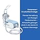 Beurer IH 60 Inhalator, leises und tragbares Inhaliergerät mit wiederaufladbarem Akku, Inhalationsgerät zur Anwendung bei Erkältung, Asthma und anderen Atemwegserkrankungen, Blau