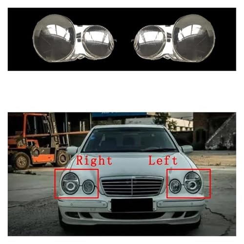 Cache-phare en verre compatible Mercedes Classe E W210 2001 2002 2003 - 2