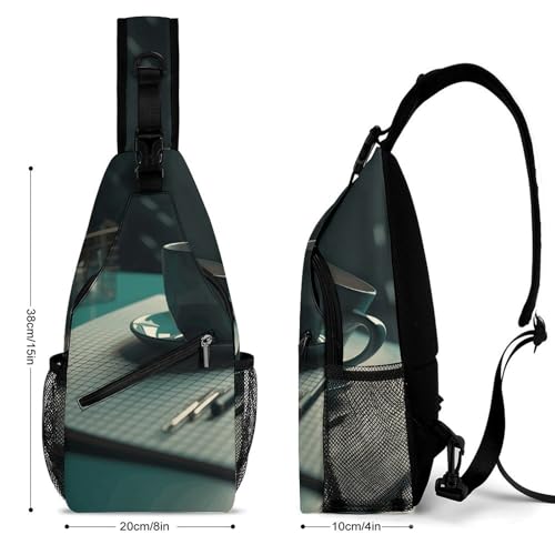 Bolso bandolera deportivo casual para viaje 38x20 cm miniatura 2