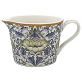 The Leonardo Collection Lodden Jarra William Morris para el hogar y la oficina, elegante jarra de crema y leche para múltiples usos en la cocina, jarra de cerámica o vidrio ideal para crema, salsa y