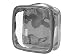 Clear TSA Approved 3-1-1 Travel Toiletry Bag/Transparent See Through Organizer (Gray)