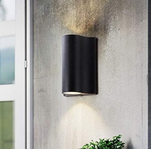 14W LED Outdoor/Indoor Wall Sconces Light Fixture Waterproof Up/Down Lighting Door Gate Step Stair Surface Mount Lamp Warm White(3000K)