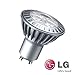 Produktbild 10 x LG Power LEDs GU10 Fassung 3,5W Leuchtmittel 230V Warm Weiß