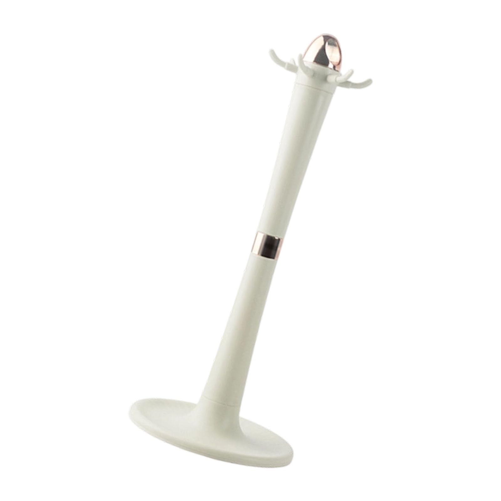 Kalttoy Milky White 360 Degree Rotating Utensils Holder Sturdy For Kitchen Tool Storage Space Saver Sturdy Spoon And Utensils Organizers With Rotating Base Stable Design