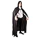 Kangaroo's Halloween Accessories - Long Black Hooded Cape